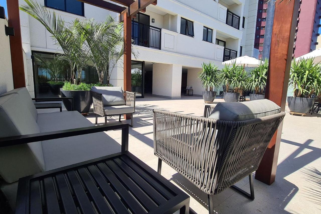Studio No Centro Gastronomico De Foz Com Vista Para O Rio Parana Apartment Фос ду Игуасу Екстериор снимка